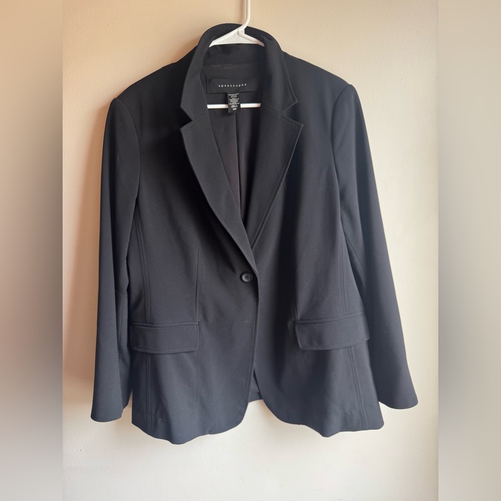 Apostrophe Black Blazer 18W